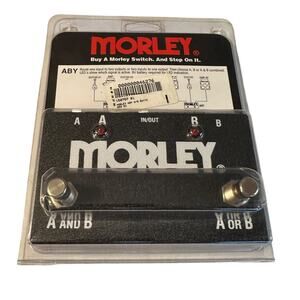 Morley Gold Series ABY Switcher Black Brand New Sealed